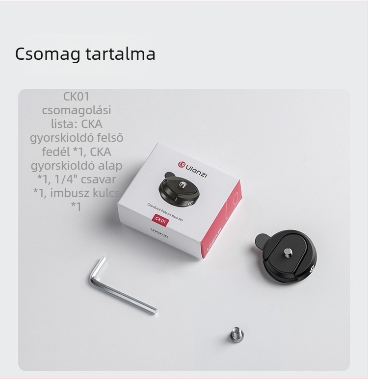 Mágneses gyorsrögzítésű hátizsák-klipsz kiegészítő DJI Pocket 3 és Action 5 Pro számára – ABS, 43 g
