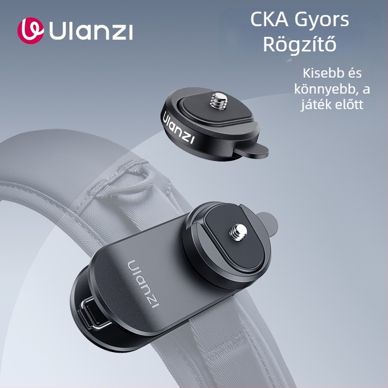Mágneses gyorsrögzítésű hátizsák-klipsz kiegészítő DJI Pocket 3 és Action 5 Pro számára – ABS, 43 g