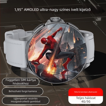 GT200 Android okosóra AMOLED kijelzővel, napi vízálló, pulzusmérés, vérnyomás mérés és vér oxigén-szaturáció mérése
