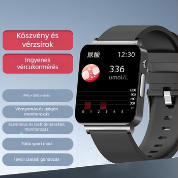 KS03 Okosóra nem-invazív vércukormérés, EKG, vérnyomás, oxigénszint és testhőmérséklet monitorozása