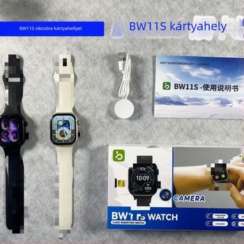 BW11S okosóra SIM-kártya, Bluetooth hívás, pulzusmérés, SpO2 és alvásfigyelés