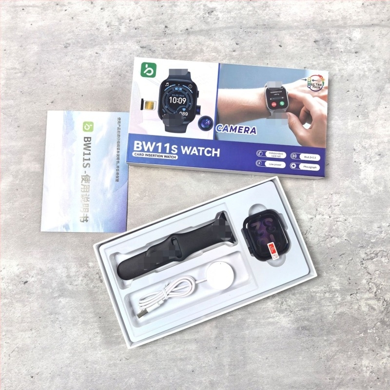 BW11S okosóra SIM-kártya, Bluetooth hívás, pulzusmérés, SpO2 és alvásfigyelés