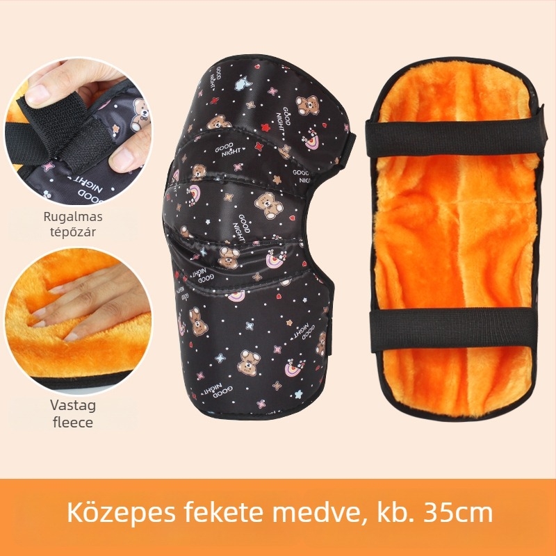 Gyerekeknek szánt térdvédők elektromos járművekhez, téli védelem, vízálló és szélálló, habos bélés
