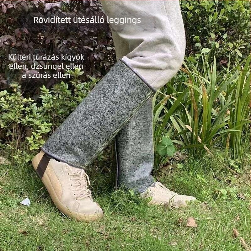 Spandex anyagú leggings, vádlira való védelem, kígyómarás elleni védelem