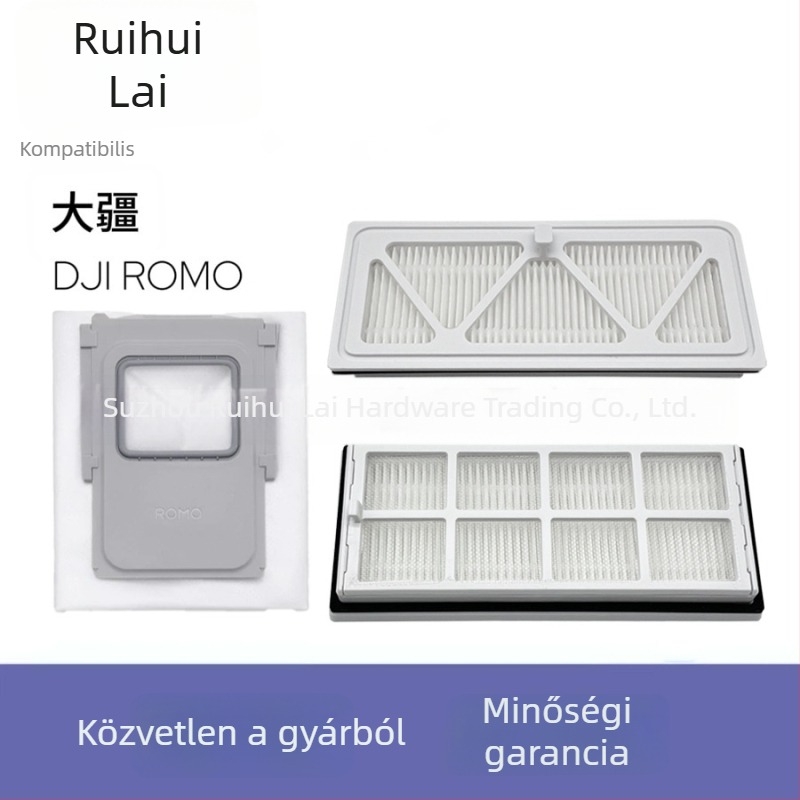DJI Romo söpörő robot porzsák és por-doboz szűrő kiegészítők – padló tisztítása, háztartási használat, 51–100 m²