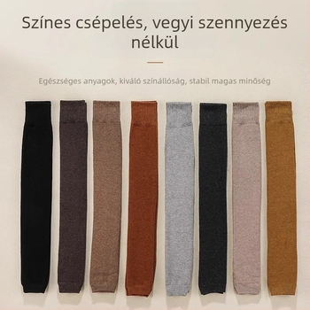 Női térd feletti zokni, polyeszter rost, vádli védelem, téli melegség