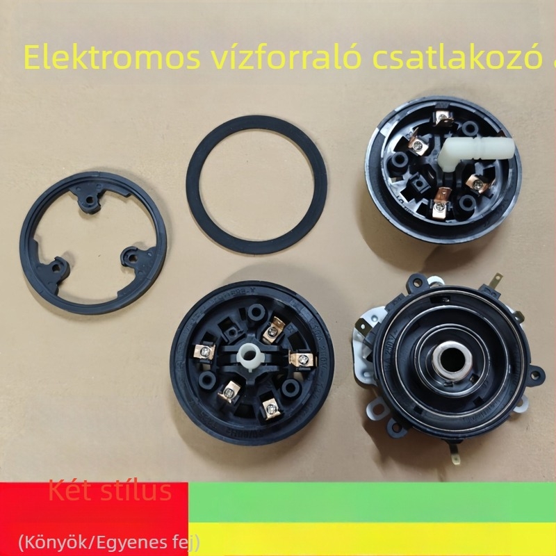 KSD888 Fekete termosztát-csatlakozó anti-szivárgó maggal automatikus alsó vízellátású elektromos teáskészülékhez