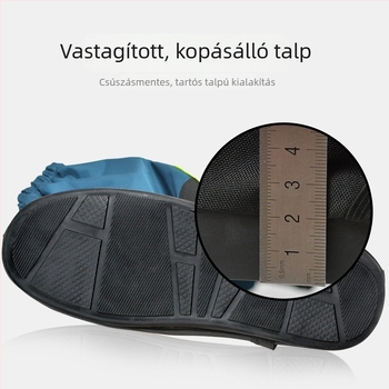Téli túra és sivatagi homok elleni cipővédő – vízálló, megerősített talppal, háromrétegű laminált anyag + 500D Oxford; férfiak és nők