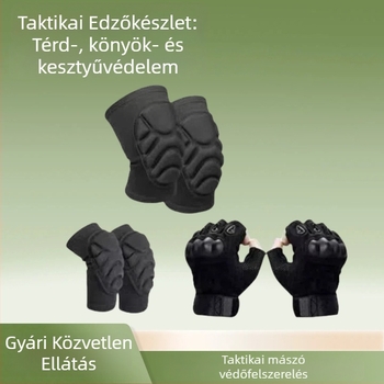 EVA térd- és könyökvédő készlet – lélegző védőfelszerelés futballhoz, röplabdához, síeléshez és tánchoz
