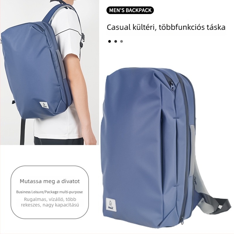 Uniszex multifunkcionális hátizsák laptophoz — Anyag: TPE, 16 hüvelykes laptophoz, Kapacitás <20 L, Vízálló, Légpárnás vállpántok