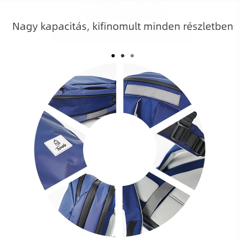 Uniszex multifunkcionális hátizsák laptophoz — Anyag: TPE, 16 hüvelykes laptophoz, Kapacitás <20 L, Vízálló, Légpárnás vállpántok