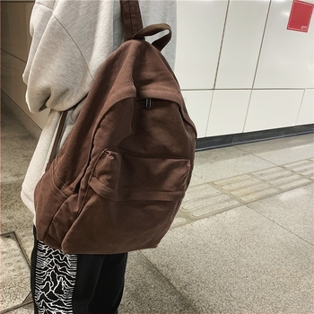 Denim hátizsák geometriai mintával, légpárnás vállpánttal, 20-35L kapacitás, kopásálló és lopás elleni védelem
