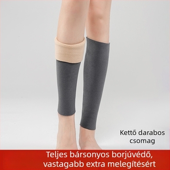 Félvédő lábszárvédő fleece belsővel Derong Velvet keverék — téli melegítés férfiaknak és nőknek