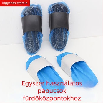 Egyszer használatos vastagított vízálló és csúszásmentes beltéri lábvédők