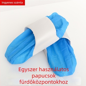 Egyszer használatos vastagított vízálló és csúszásmentes beltéri lábvédők