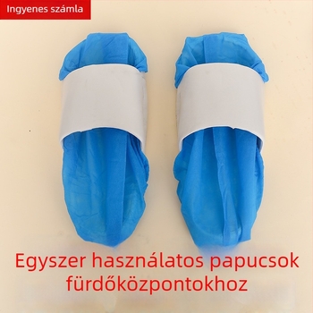 Egyszer használatos vastagított vízálló és csúszásmentes beltéri lábvédők