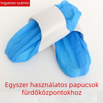 Egyszer használatos vastagított vízálló és csúszásmentes beltéri lábvédők