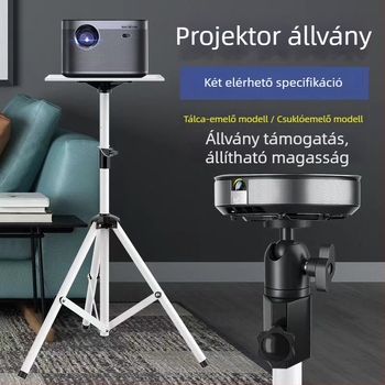 Támasztott projektortartó – univerzális, márka Pigeon Shadow. Alkalmas otthon, nappali, hálószoba, iroda, kereskedelmi terek, konferenciaterem