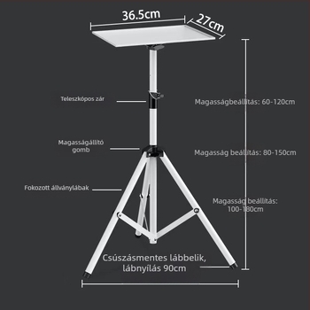 Támasztott projektortartó – univerzális, márka Pigeon Shadow. Alkalmas otthon, nappali, hálószoba, iroda, kereskedelmi terek, konferenciaterem