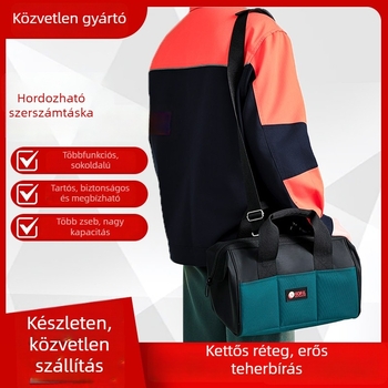 Kézitáska villanyszerelők szerszámtárolásához és hardverkészlethez, stílus GJ0017