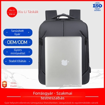 Üzleti laptop hátizsák, Oxford anyag, kapacitás 20–35L, légáteresztő, vízálló, kopásálló, légpárnás vállpántokkal