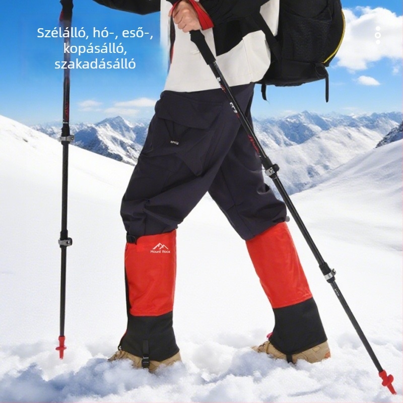 Hegymászásra szánt vádli védelem – vízálló és szélálló, Oxford anyagból, felnőtteknek (túrázás és kemping, hegymászás)