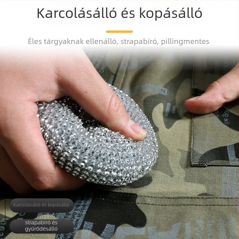 Férfi camouflage munkaruha szett, kopásálló, vastag, vízálló pamut–keverékből, gyárban és kültéren