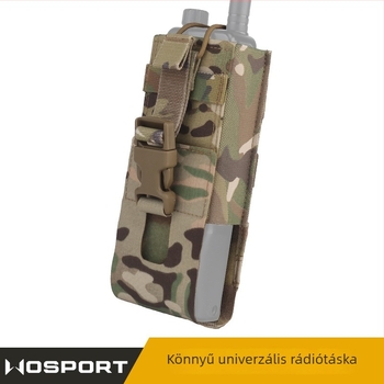 Wosport álcázó nejlon rádiótáska kültéri taktikai használatra, uniszex, kibővített kapacitás, 2023 téli megjelenés