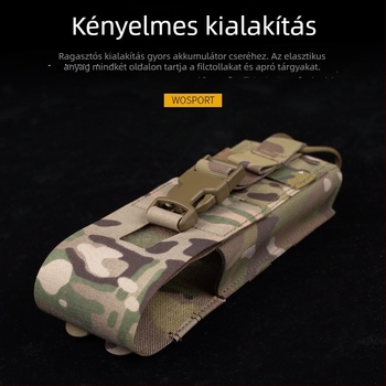 Wosport álcázó nejlon rádiótáska kültéri taktikai használatra, uniszex, kibővített kapacitás, 2023 téli megjelenés