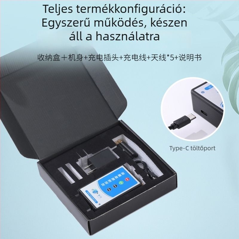 Padlózú mérlegekhez készült távirányító elleni jammer, mérésfigyelés, elektronikus védőeszköz (kézi modell, tápellátás: hálózati vagy beépített lítium akkumulátor 72 órás leválasztás elleni védelemmel, Kínában gyártva)