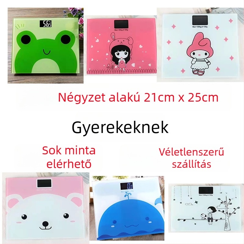 Digitális testsúlymérő edzett üveggel, 0,00–180,00 kg kapacitás, USB vagy akkumulátoros működtetés, alacsony feszültség, túlterhelés és hiba kijelzők