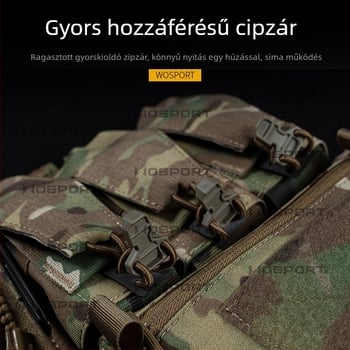Sport derékzsák – Uniszex, kültéri sportokra, importált nejlon anyagból, kopásálló és bővíthető kapacitású