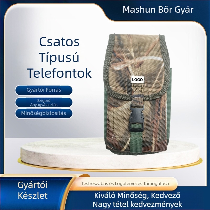 Férfi övtáska, Oxford szövet, városi egyszerűségű stílus, mindennapi használatra, 2025 tavasz