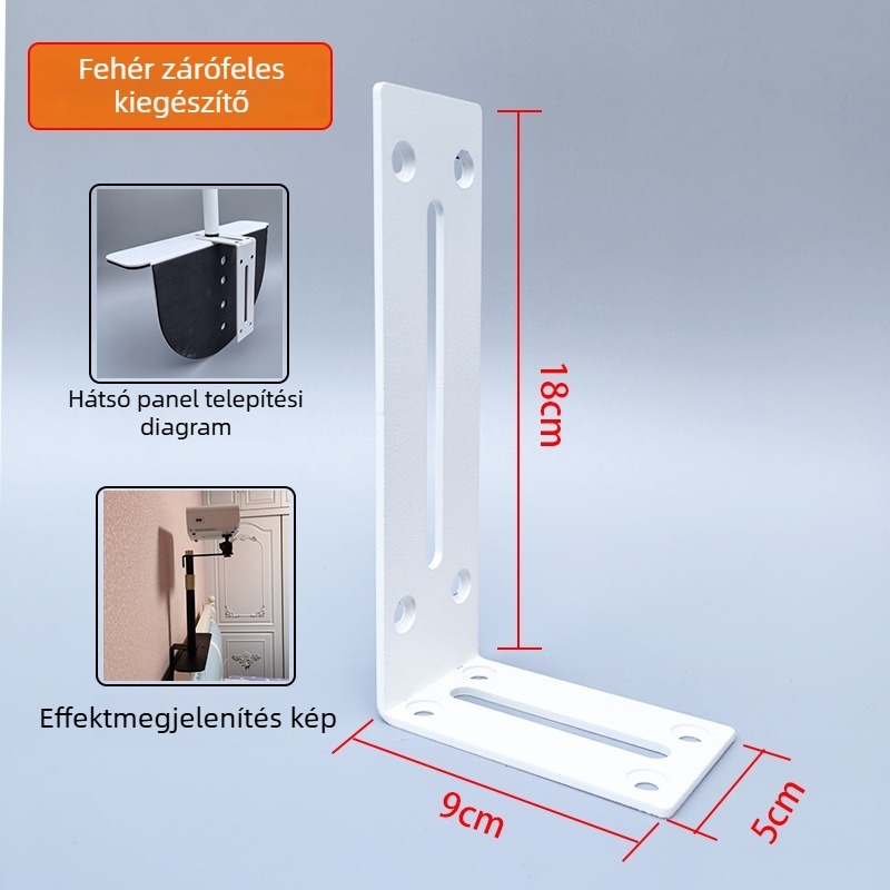Fém gömbfejes projektor-tartó mennyezetre, univerzális állítás, 1/4-es standard menet, 6 mm