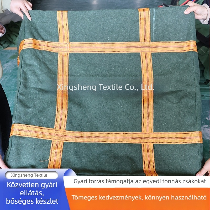 Kopásálló megvastított TON BAG, nagy kapacitású építőanyagokhoz (sár, homok)
