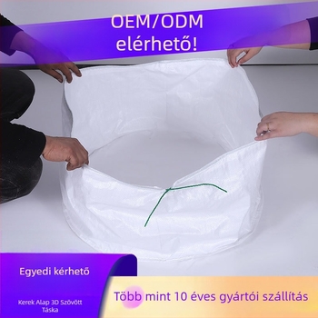 Konténer/tonnzsák műanyag szőtt zsák laminált filmmel, logó nyomtatás; teherbírás 200; alkalmas gabonaszállításra; anyag: szőtt zsák + opp film