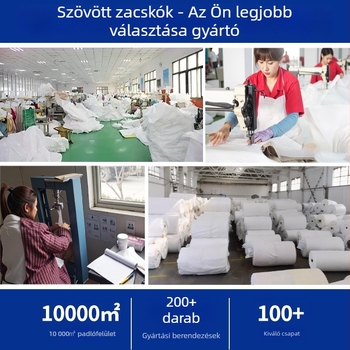 Ton Bag PP szőtt, Logónyomtatás, Teherbírás 1.5-2 ton, Konténerzsák