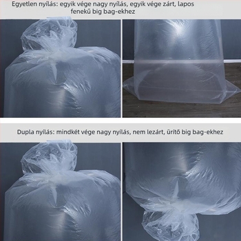 Tonzsák belső PE-filmes bevonat, vízálló és nedvességálló, méret 2×3 m, egyrétegű vagy kétszeres film