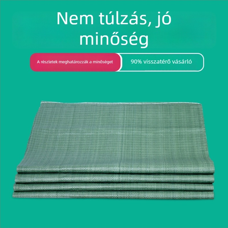 Szürke szövött műanyag logisztikai táska, kopásálló, nedvességálló és vízálló tonnás zsák, homokos és kígyóbőr mintával
