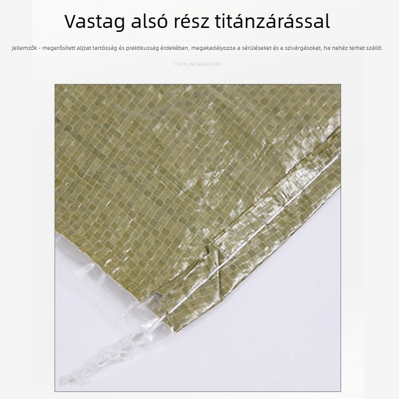 Műanyag fonott táska szállítási csomagoláshoz, ruházati anyaghoz alkalmas