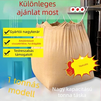 PP szövött tonzsák konténerekhez, teherbírás 1500 kg, testreszabható kötés vastagság, csomagolás konténerekhez és építőanyagokhoz