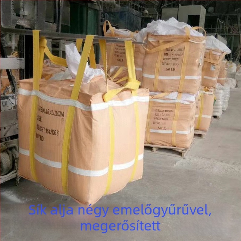 PP szövött tonzsák konténerekhez, teherbírás 1500 kg, testreszabható kötés vastagság, csomagolás konténerekhez és építőanyagokhoz
