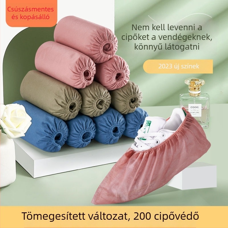 Egyszer használatos beltéri cipővédők nem szőtt anyagból – porálló, vízálló és légáteresztő