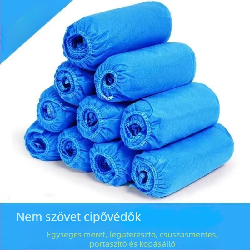 Egyszer használatos beltéri cipővédők nem szőtt anyagból – porálló, vízálló és légáteresztő
