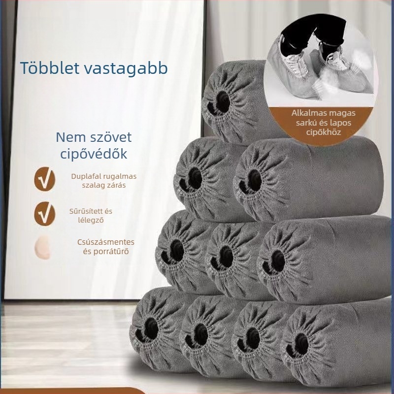Egyszer használatos beltéri cipővédők nem szőtt anyagból – porálló, vízálló és légáteresztő