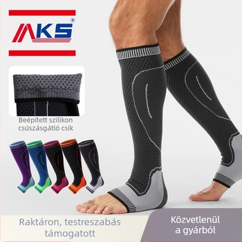 Hosszított vádlikompressziós mandzsetták, lélegzők, csúszásmentesek, kosárlabda, futás és maraton