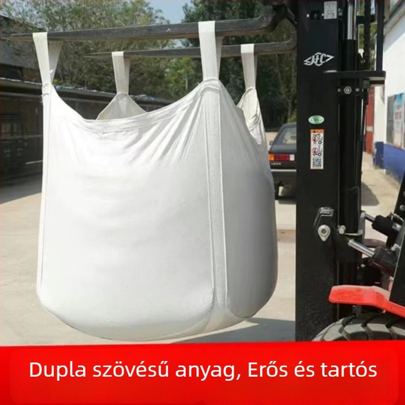 PP szövött tonnás zsák iszaphoz, 1000–2000 kg terhelhetőség, ipari csomagolás