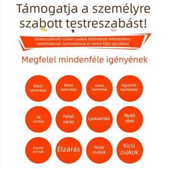 Személyre szabott műanyag szövött zsák kígyóbőr textúrával, költöztetéshez és csomagoláshoz, speciális méret