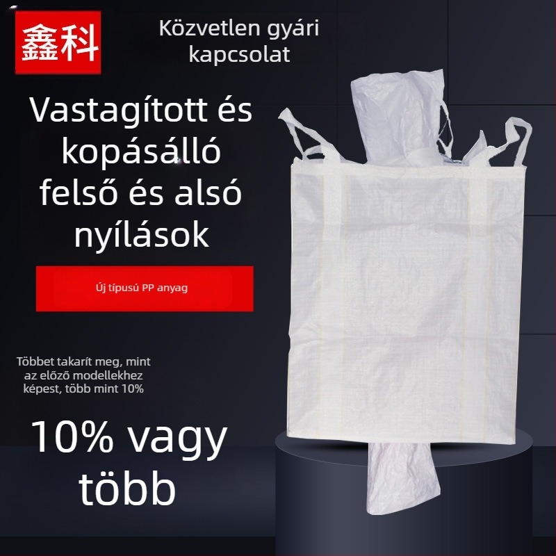 PP szövött ton bag, megerősített és tartós, teherbírás 1000 kg, fonatanyag vastagsága 170