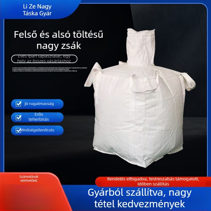 Erősített bulk bag puha aljú és alap tálalap a rakodáshoz